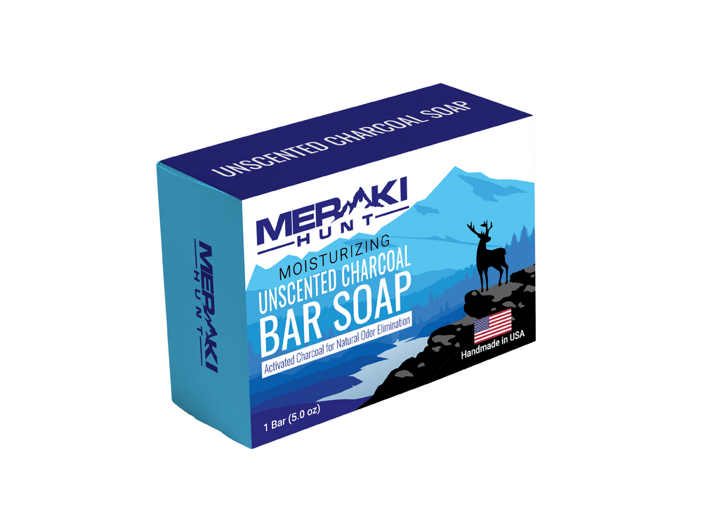 Meraki Hunt Unscented Bar Soap with Activated Charcoal